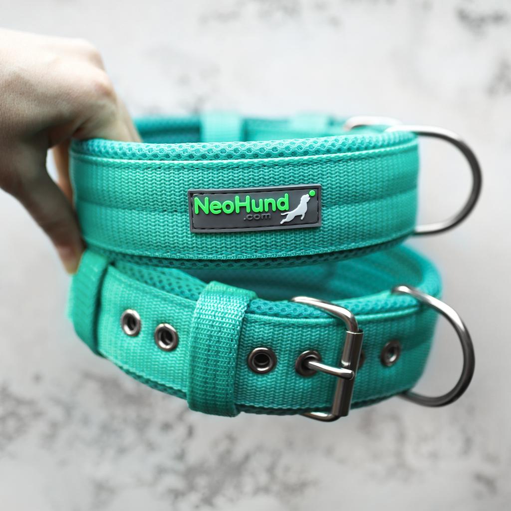 Ошейник Air-C с воздушной 3D сеткой, ширина 4,8 см, цвет мятный