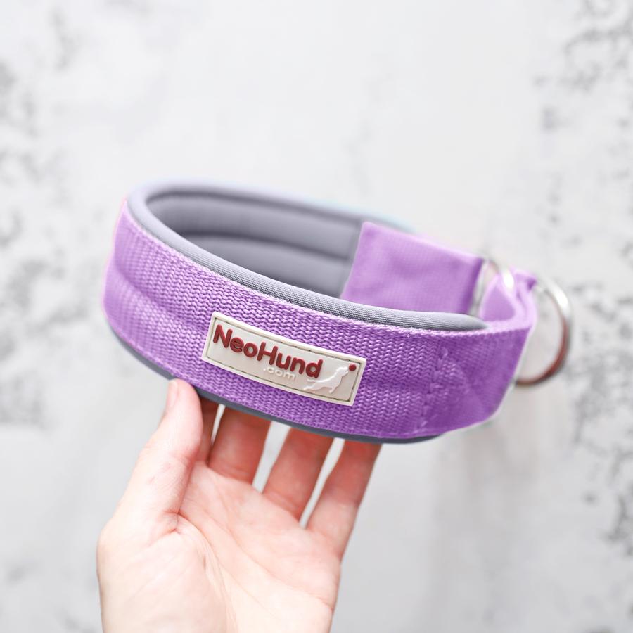 Ошейник-мартингейл Slip, фиалка/серый