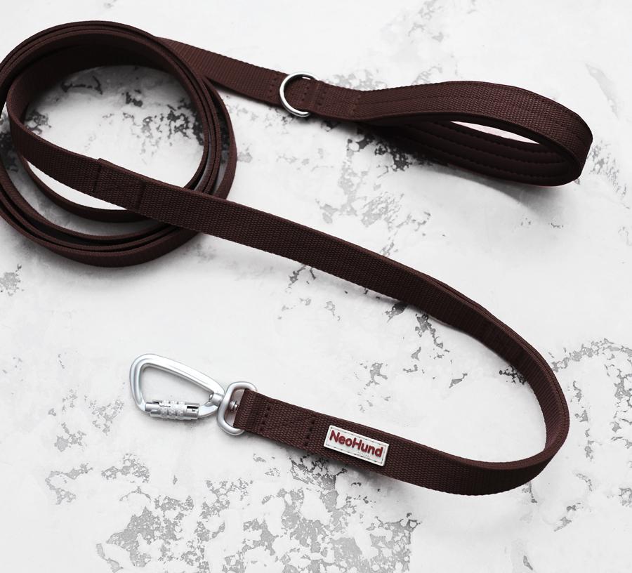 Поводок For Motion, тёмный шоколад/шоколад