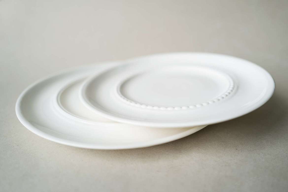 Тарелка «Балет» с жемчугом