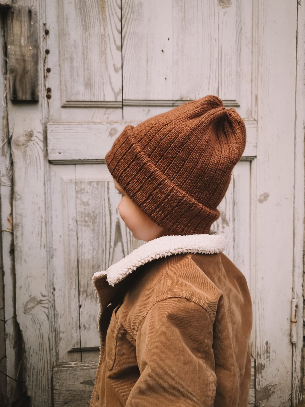 Описание "Шапка в рубчик"