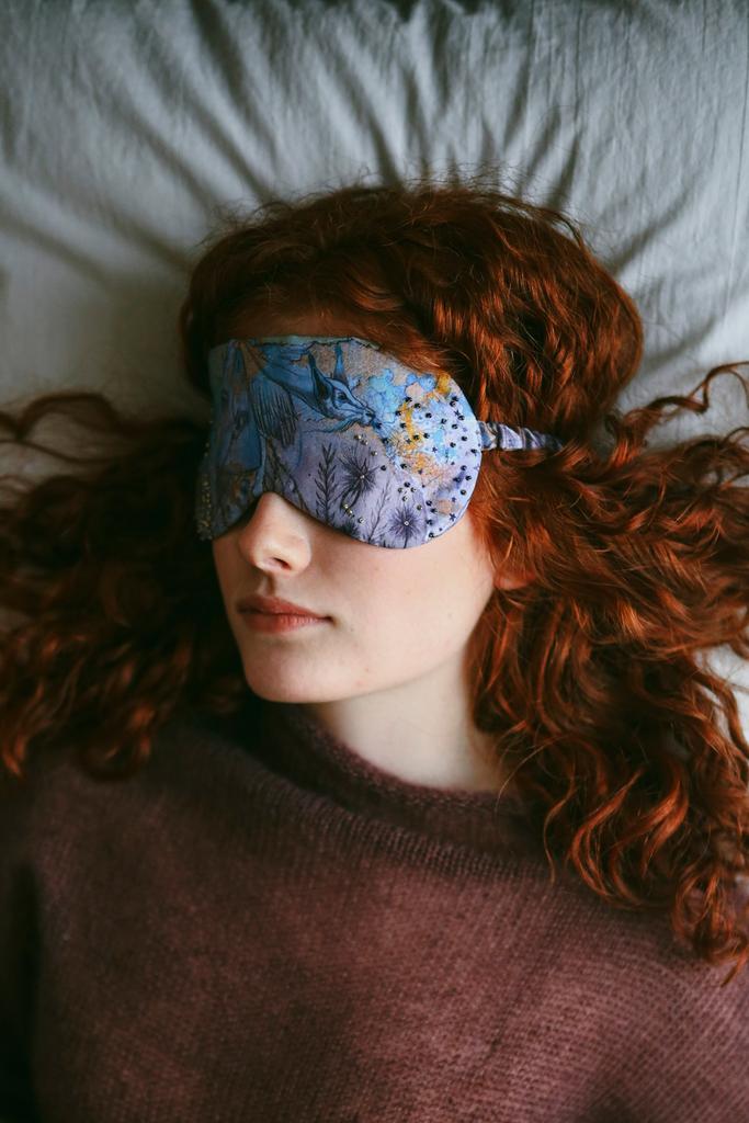 Шелковая маска для сна «Magic lilac»