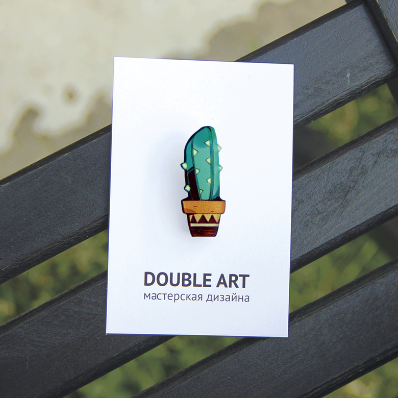 Значок "Кактус ГОША"