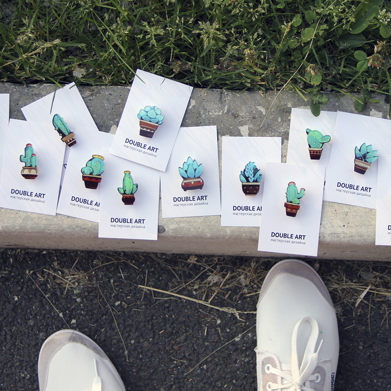 Значок "Кактус НОСАЧ"