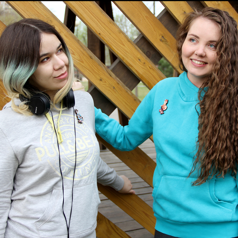 Значок "ХАСКИ-МОНИ"