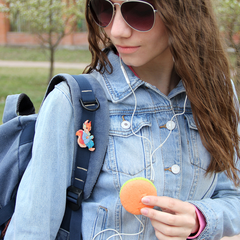 Значок "БЕЛКА-ФИБИ"