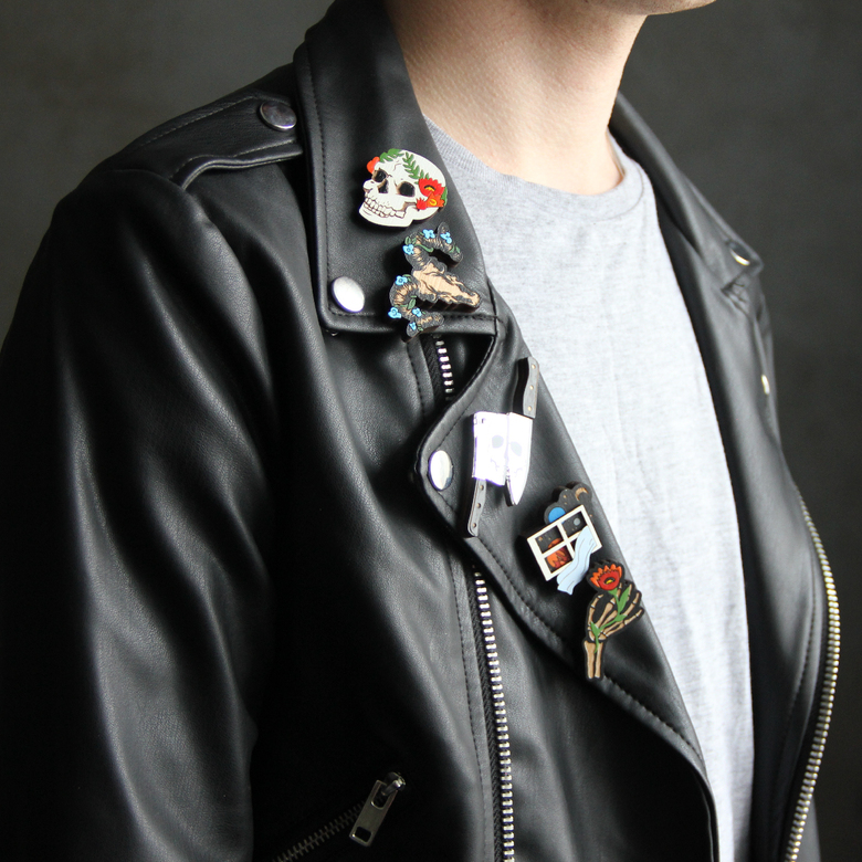 Брошь "ЧЕРЕП СЛАВЫ"