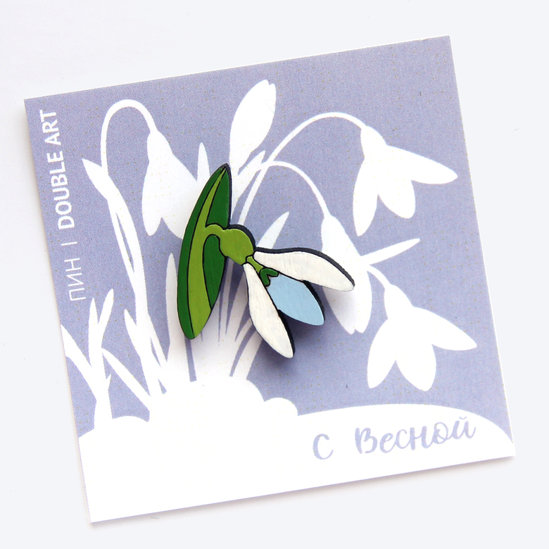 Пин "ПОДСНЕЖНИК"