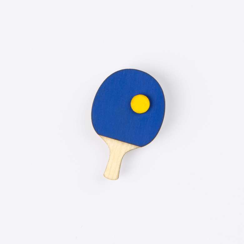 Значок "ТЕННИСНАЯ РАКЕТКА"