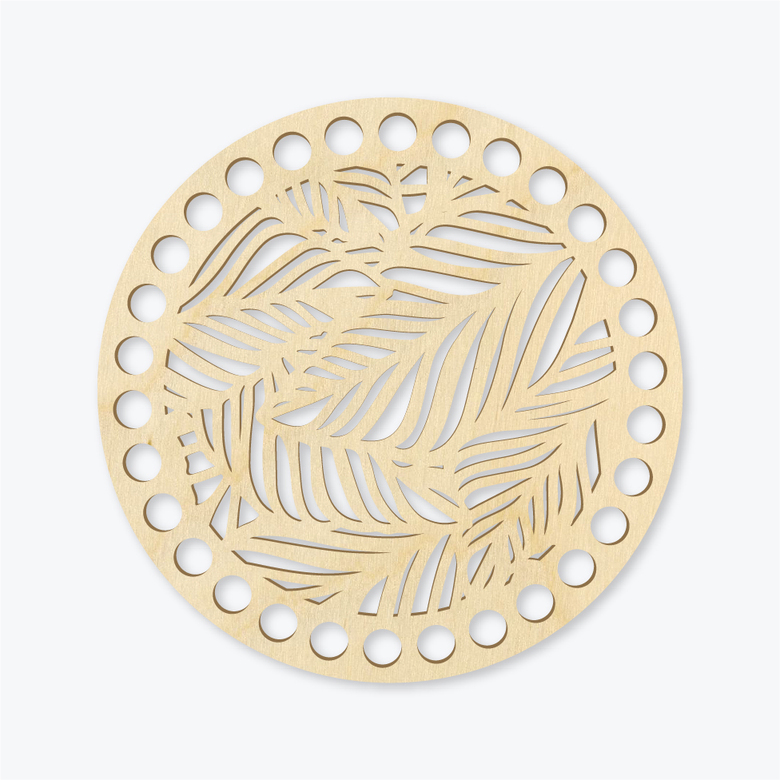 Донышко резное "Листва" d 12 см