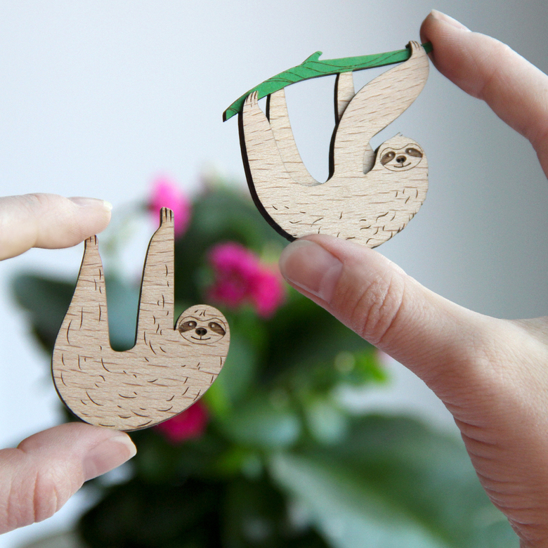 Значок "ЛЕНИВЕЦ"