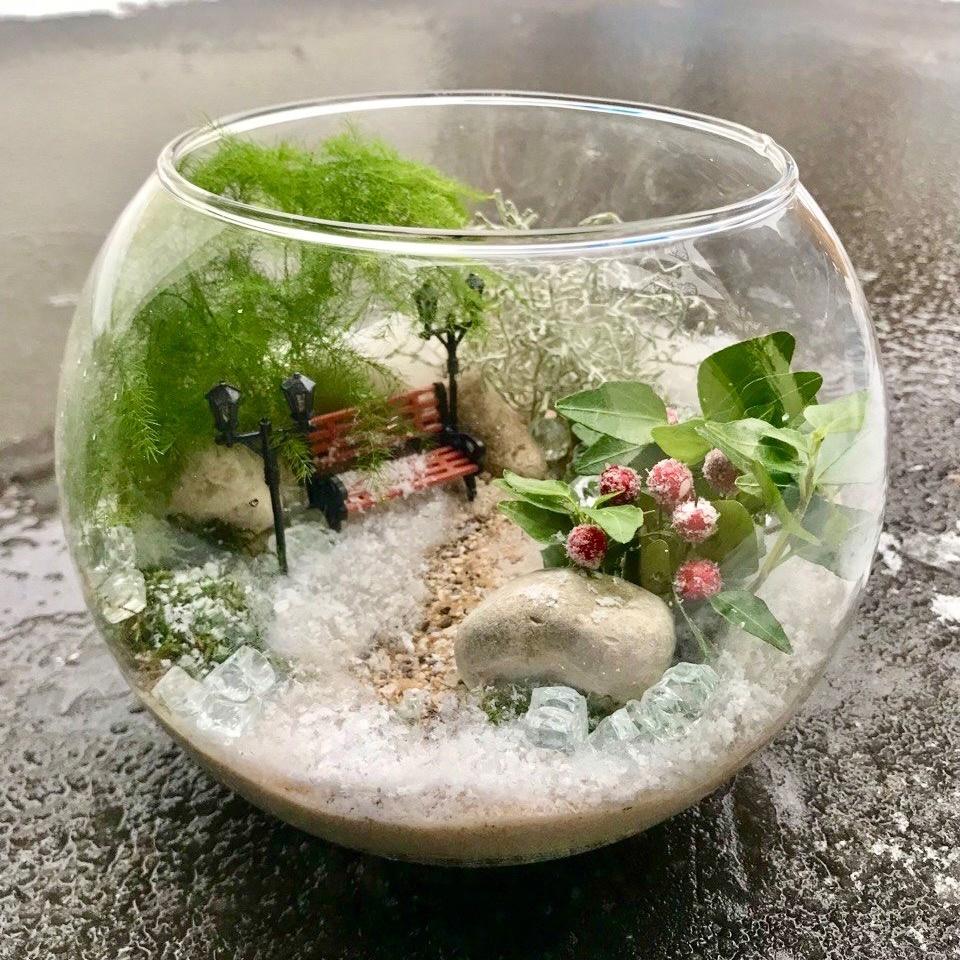 Флорариум 3 литра "Первый снег"