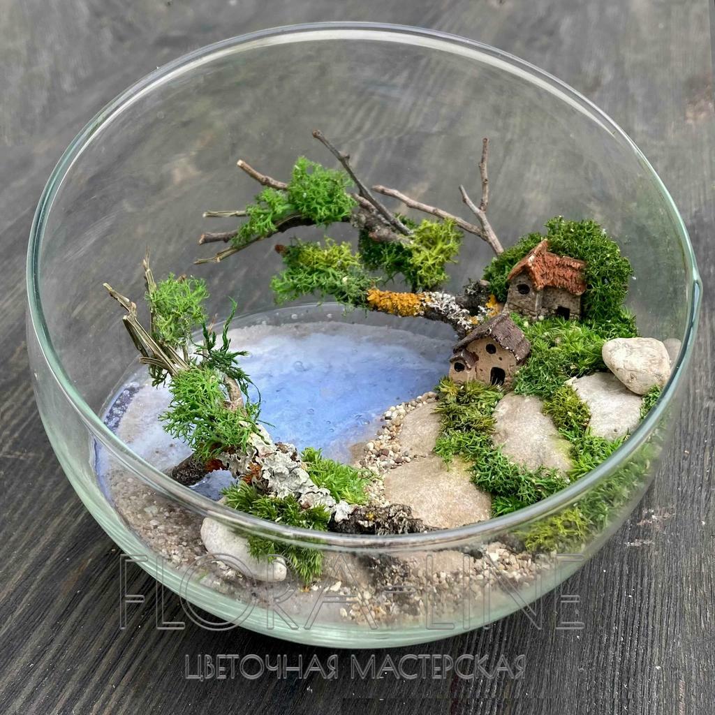 Моссариум 2 литра "У обрыва"