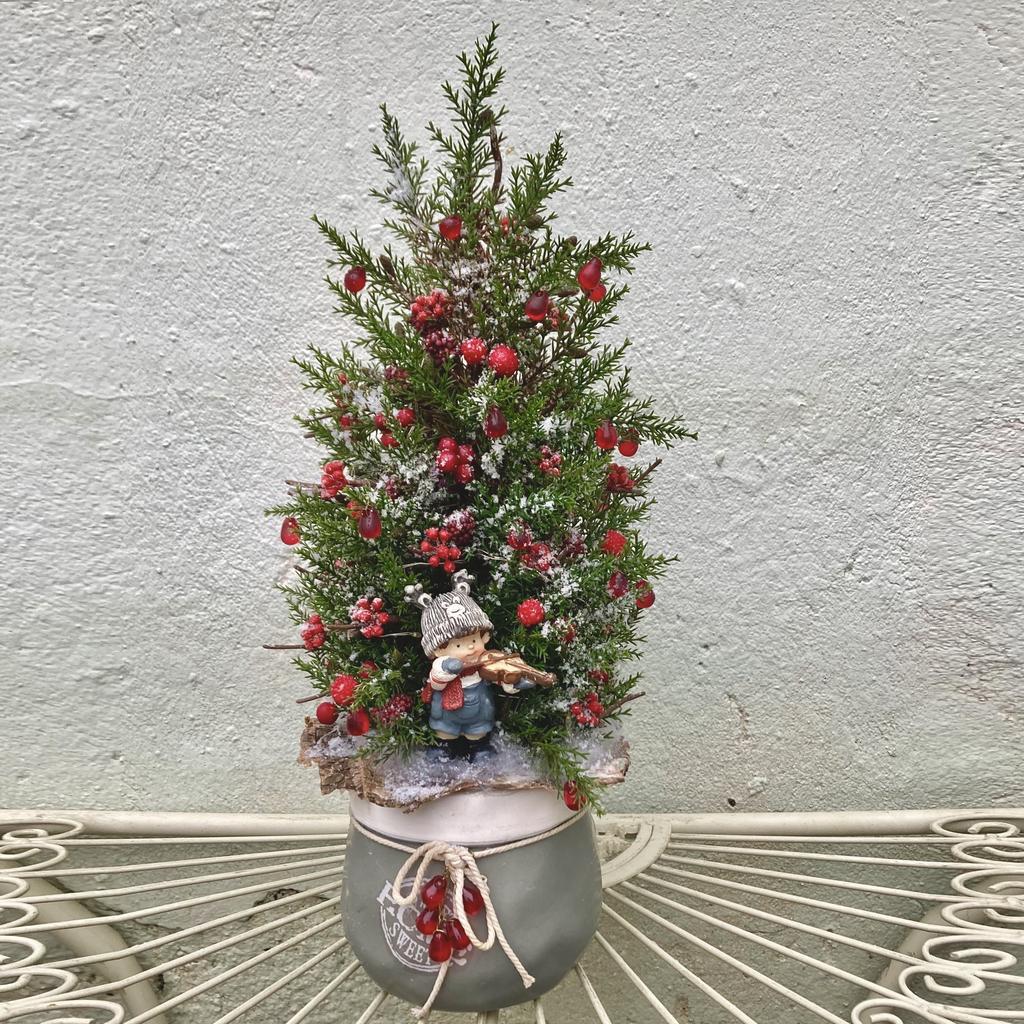 Ёлка из искусственной хвои "Мальчик со скрипкой"
