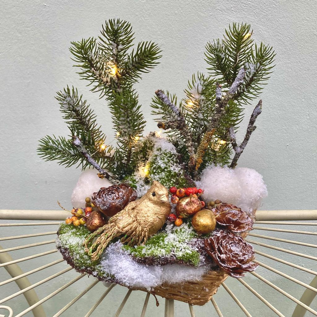 Искусственная композиция "Золотая птица"