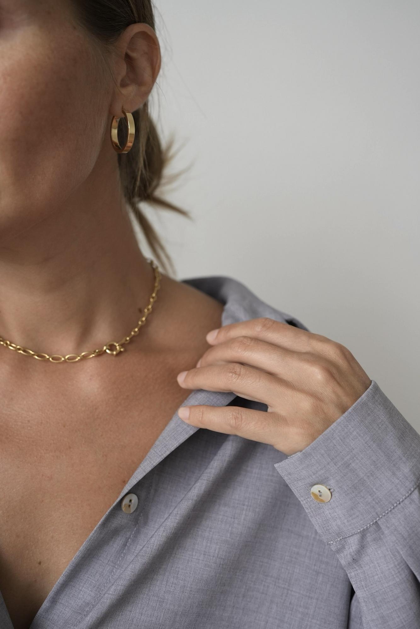 Рубашка классическая из шерсти