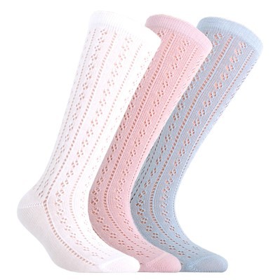 Гольфы ажурные miss от "ConteKids"  р. 14 - розовый