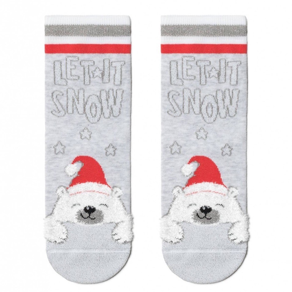 Носки NY "Новогодний Мишка" от "ConteKids" р. 1-2 года (13-14)