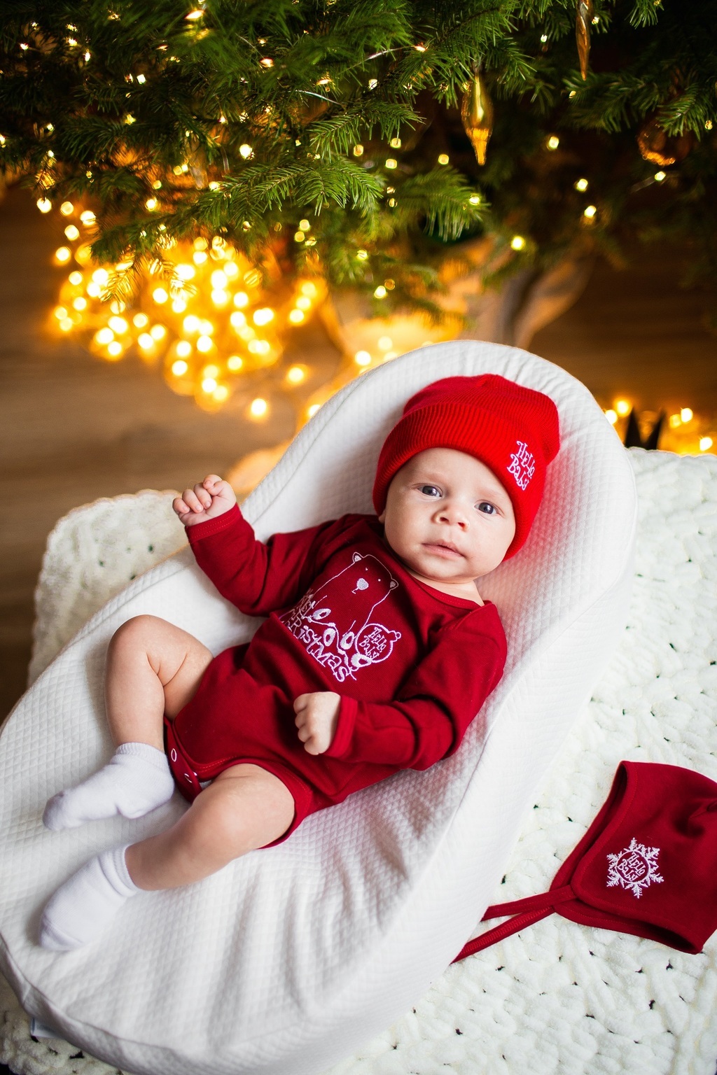 Бодик с длинным рукавом My first "Hello, Baby" - глинтвейн р. 56-62, 68-74  см