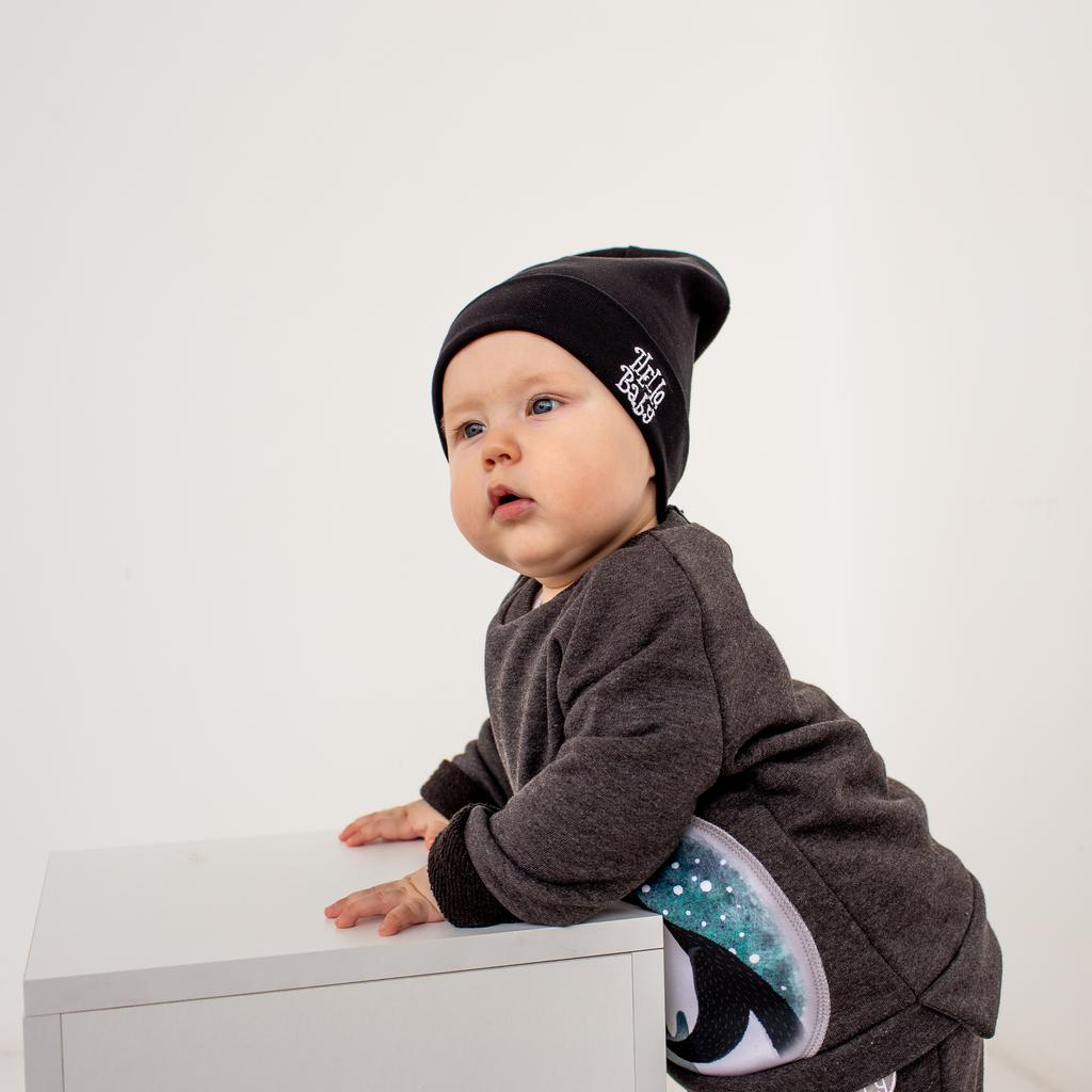 Шапки хлопковые Hello,Baby - модель Blank - р. 6/24 мес (цвета разные)