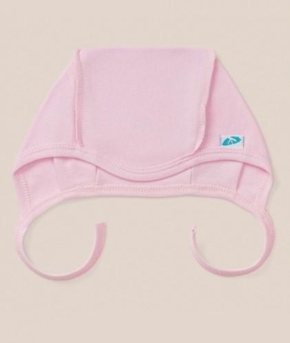 Чепчик 3-4 мес хлопок "Lemive" - нежно-розовый