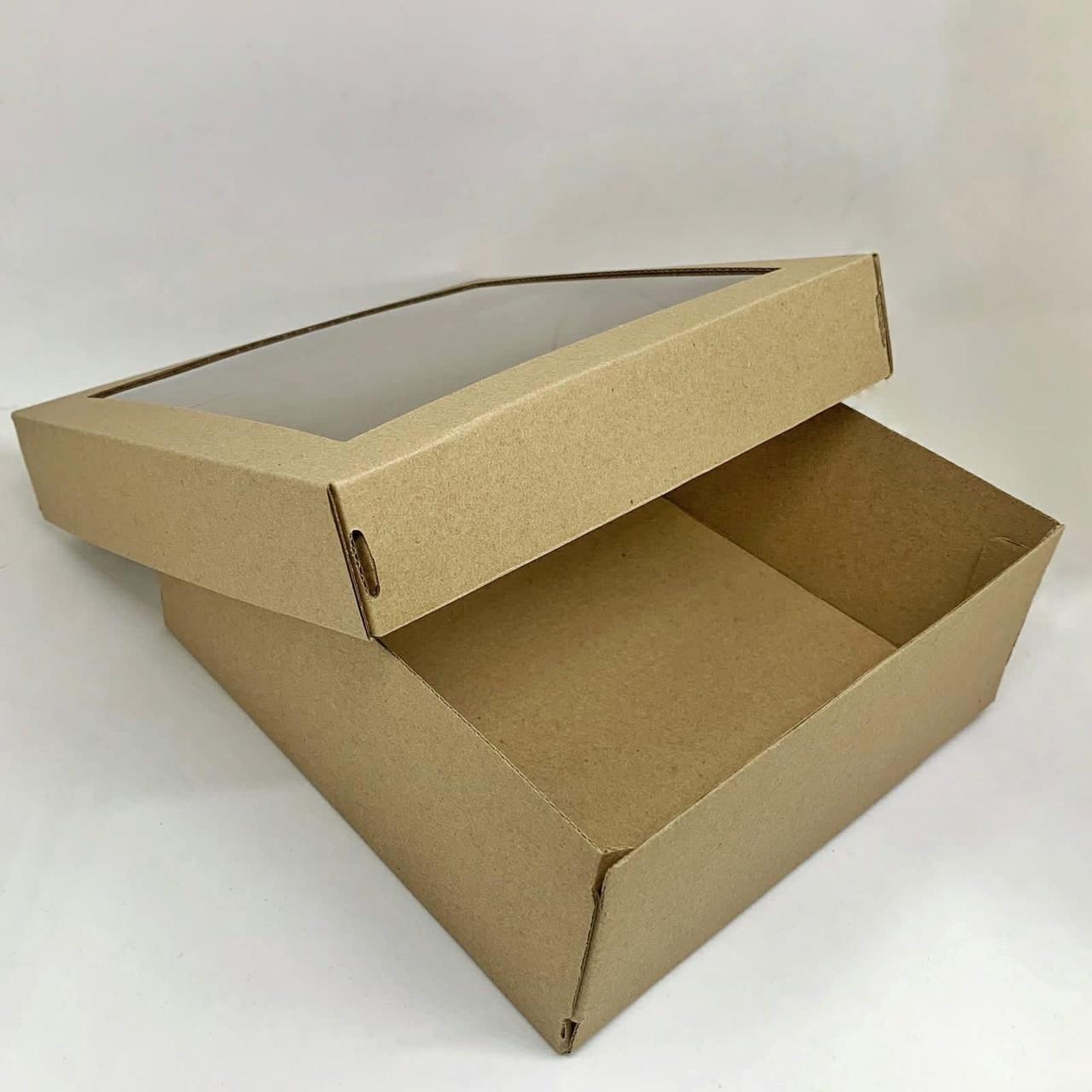 Подарочная коробка  гофрокартон  20*20*8