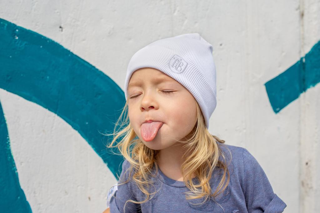 Шапка "Hello,Baby" камелот (100% хлопок кашкорсе) 3/10 - цвет василек