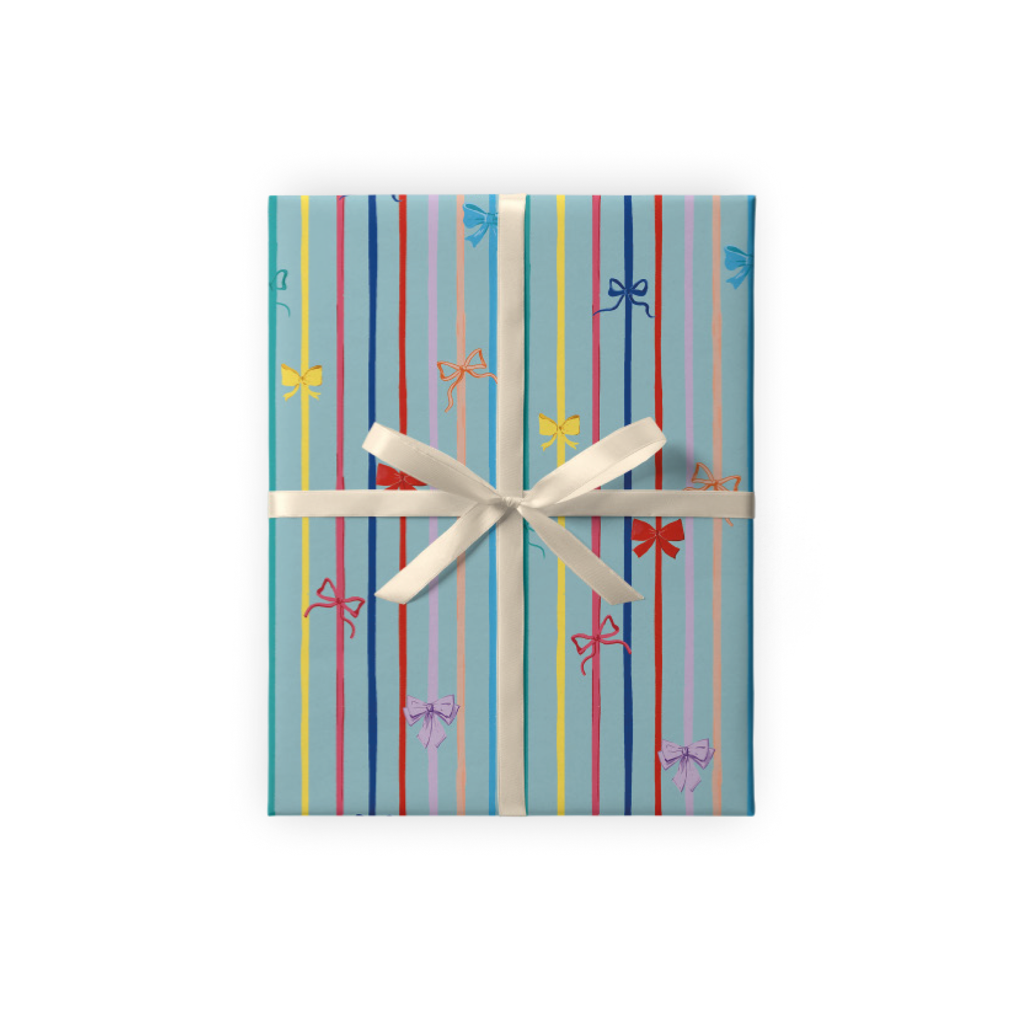 Упаковочная бумага "Бантики"