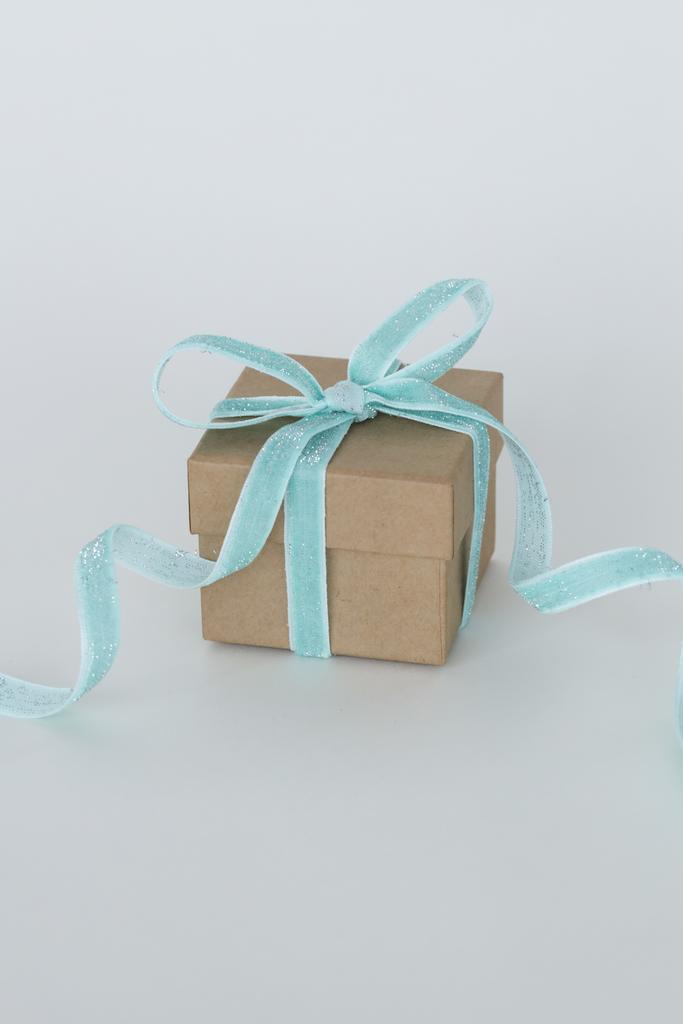 Лента в катушке "Aquamarine glitter&velvet"