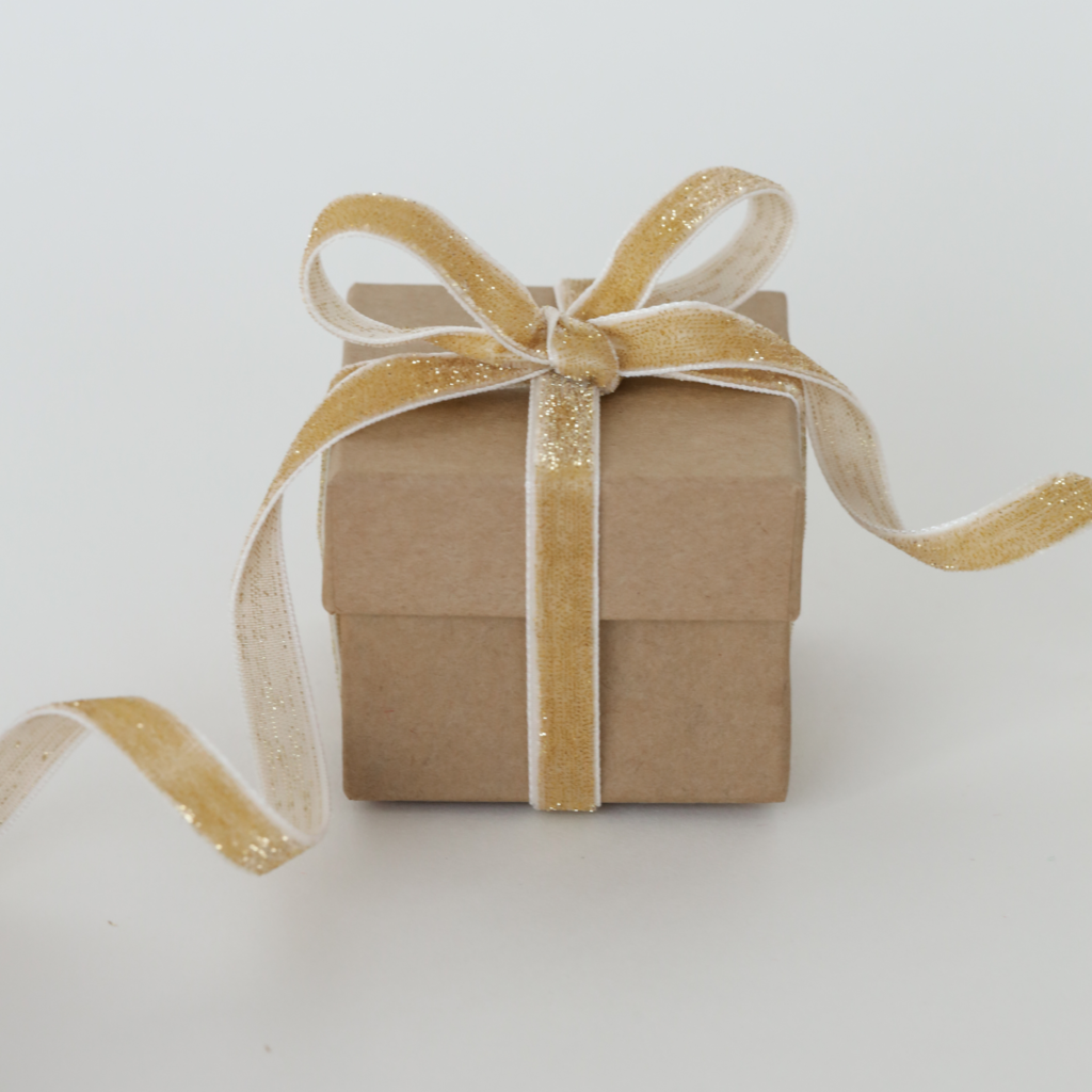 Лента в катушке "Gold glitter&velvet"