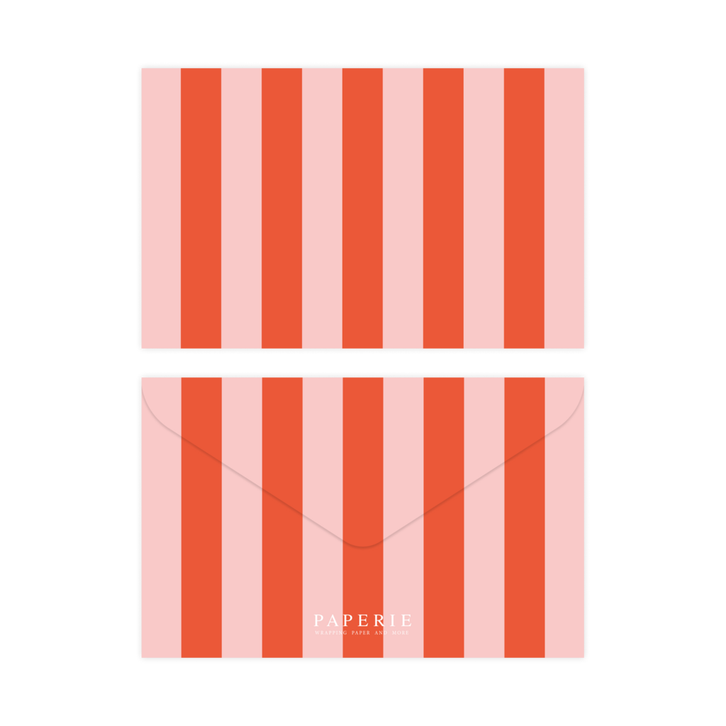 Конверт для подарочной карты "Полоска" (red)