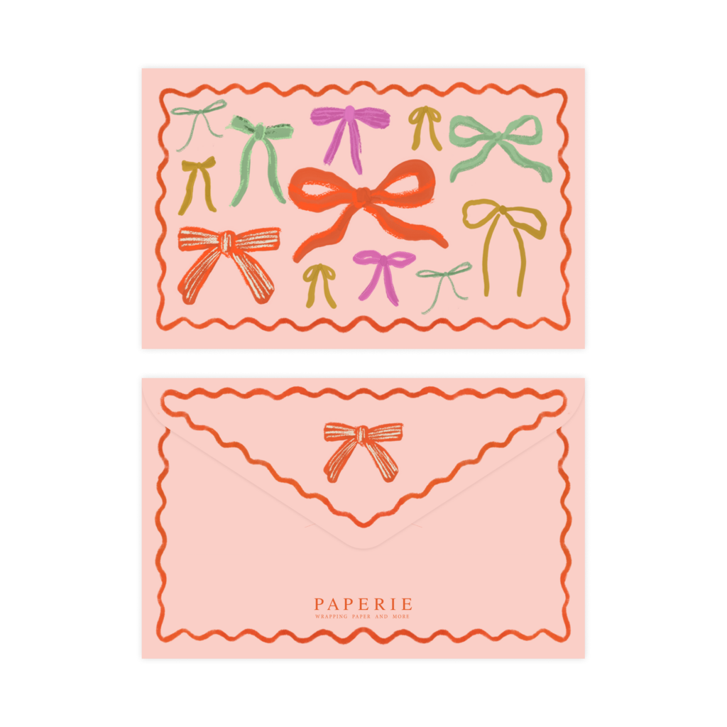 Конверт для подарочной карты "Бантики"