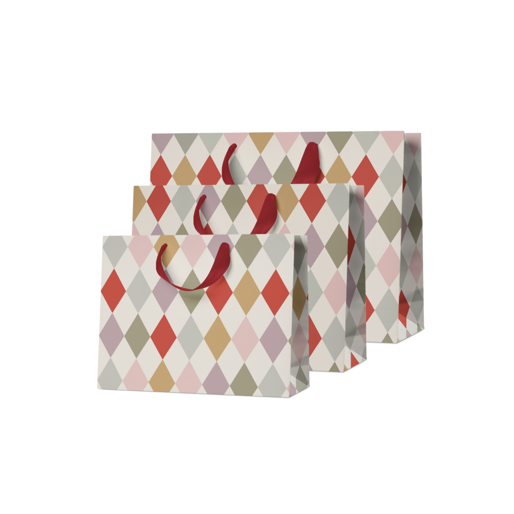 Подарочный пакет "Ромбы"