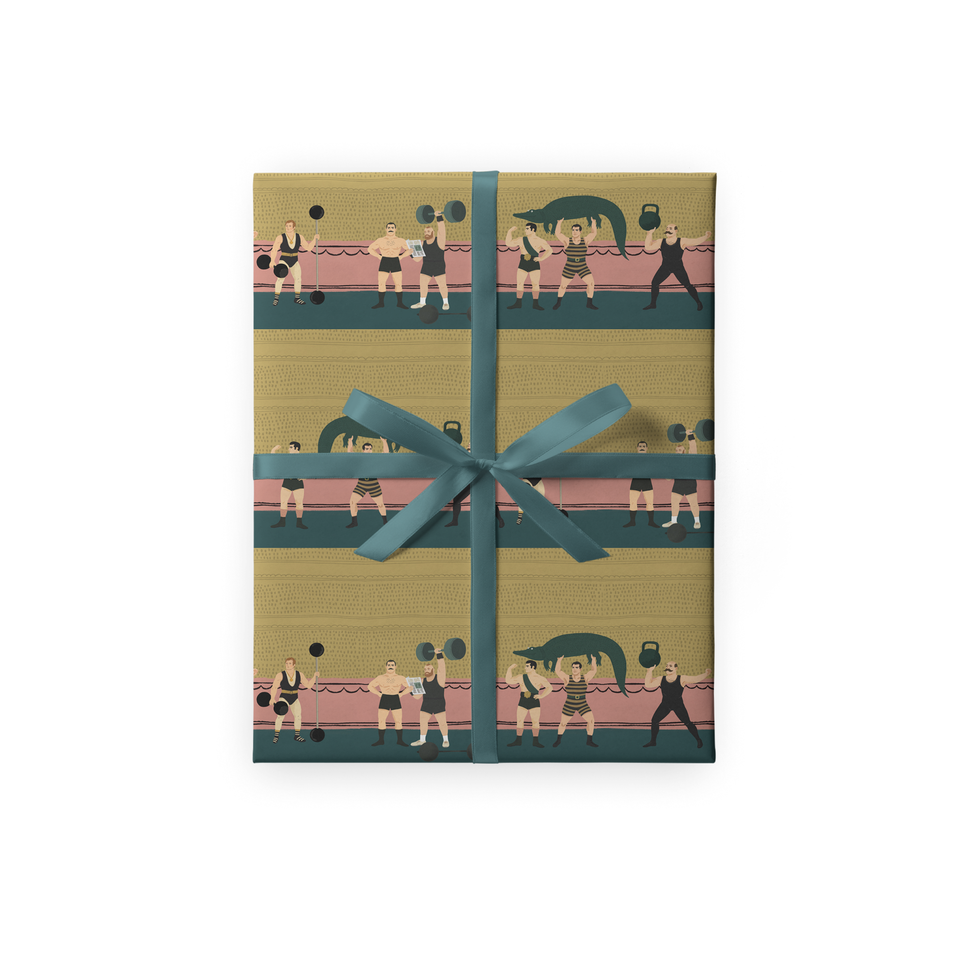 Упаковочная бумага "Силачи"