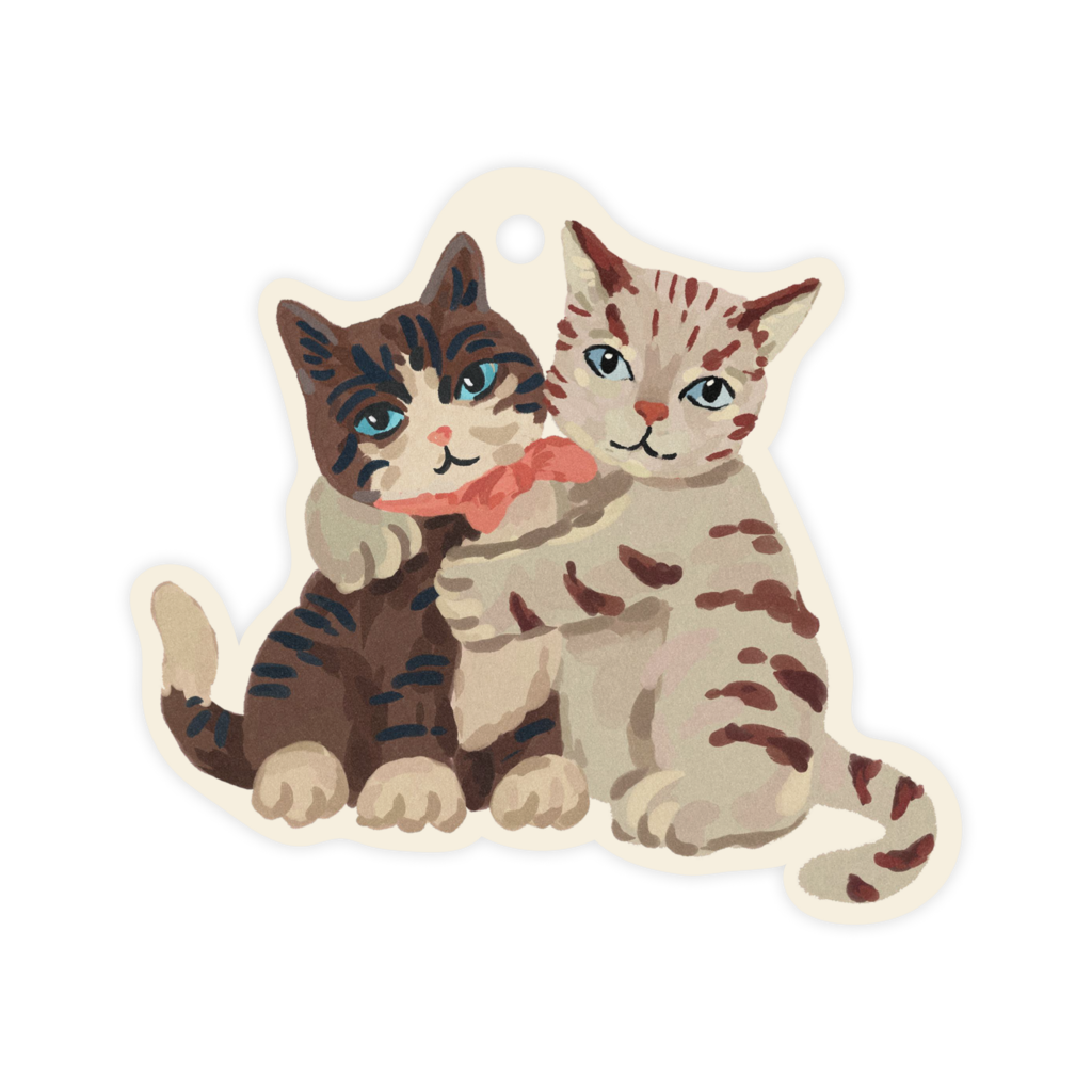 Бирка "Котики"