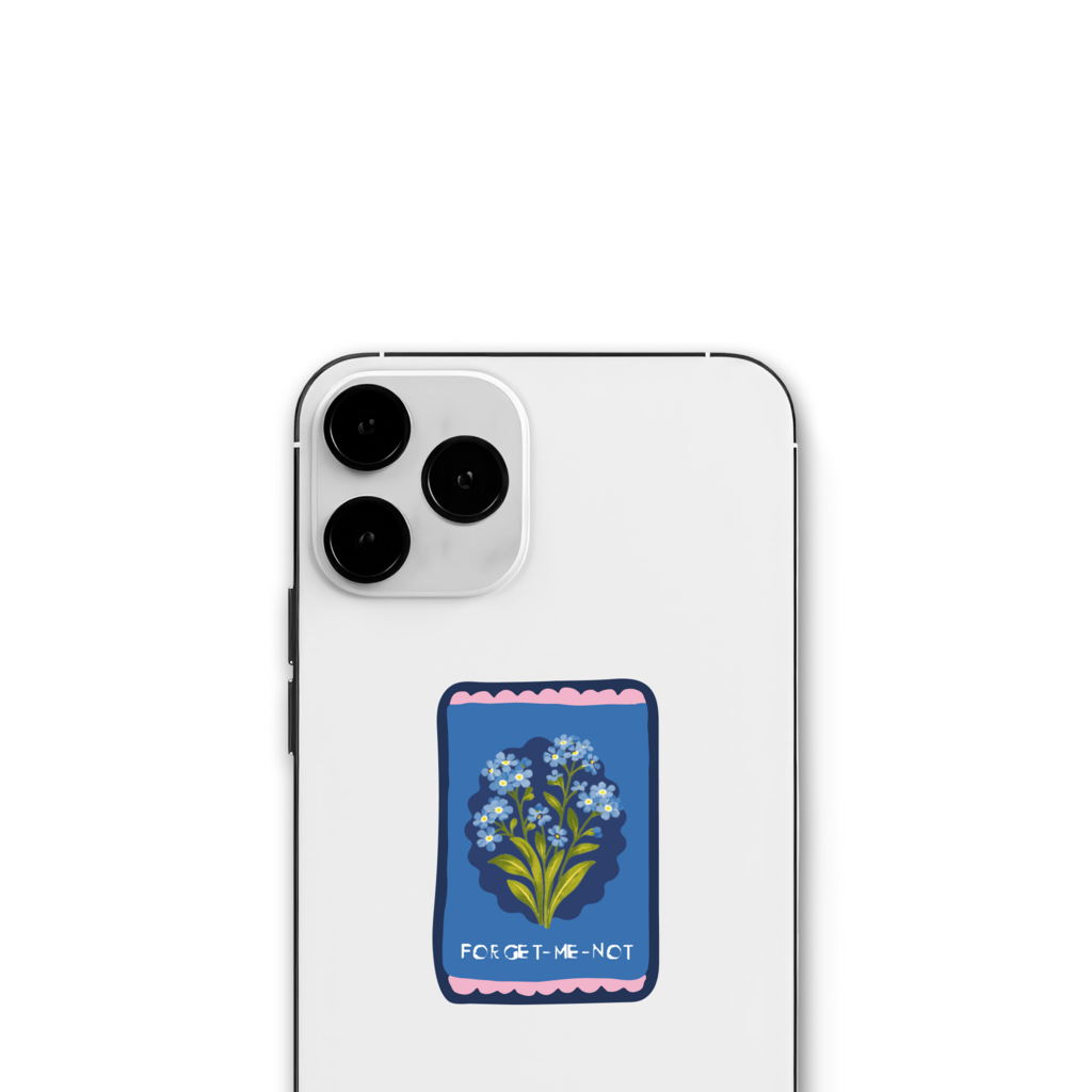 Стикер "Незабудки"