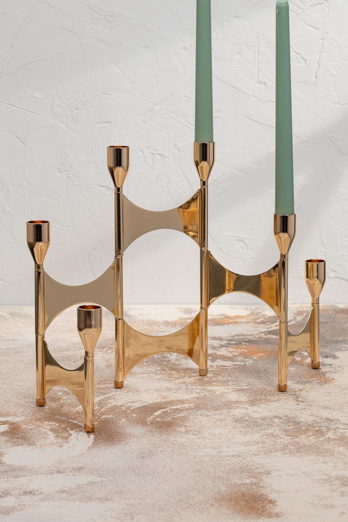 Подсвечник Ода- Золото на 6 свечей