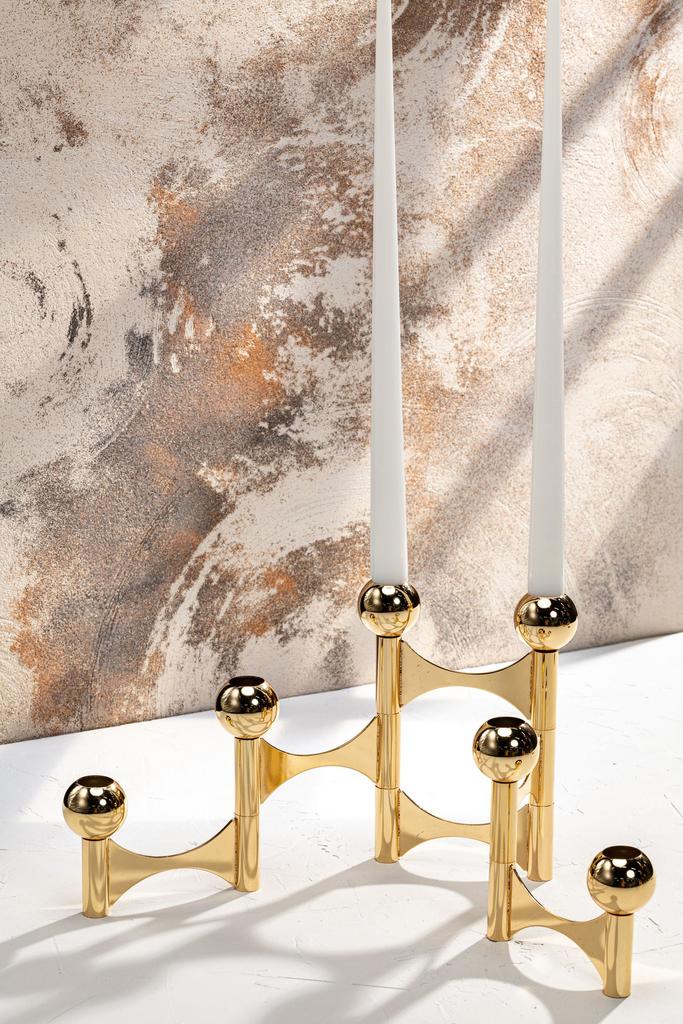 Подсвечник Бьерн- Золото на 6 свечей