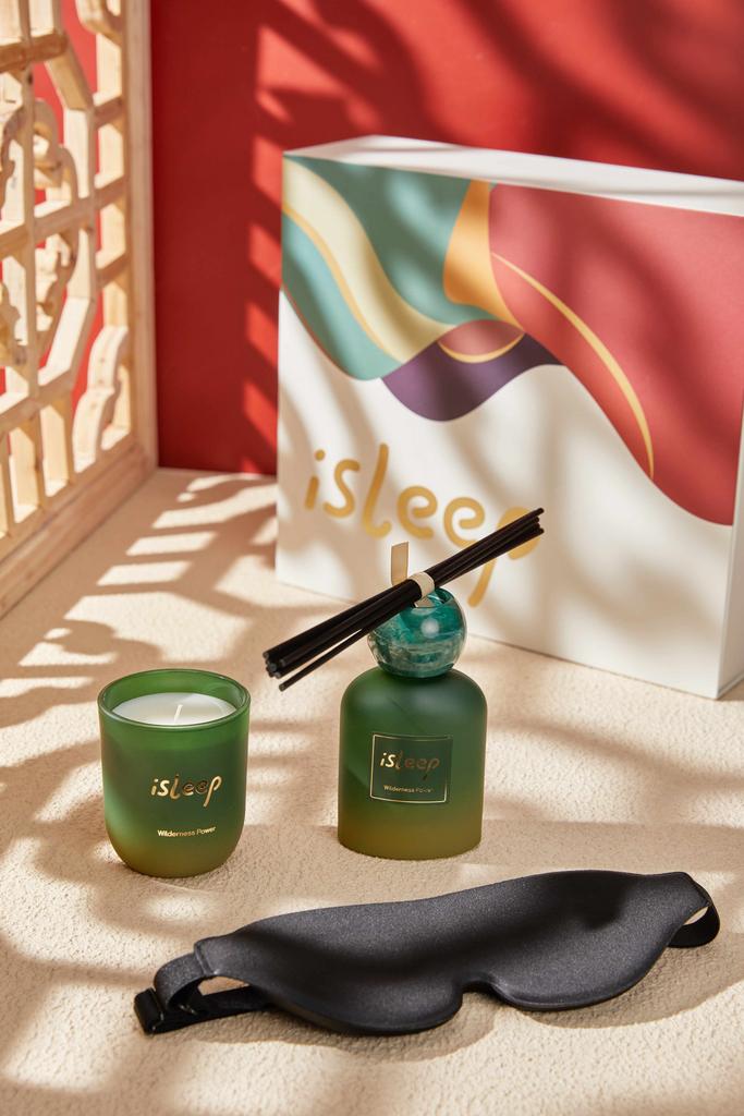 Набор Isleep (Аромадиффузор + Арома свеча) - Wilderness Power