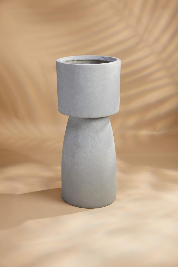 Кашпо Ладья - Серое