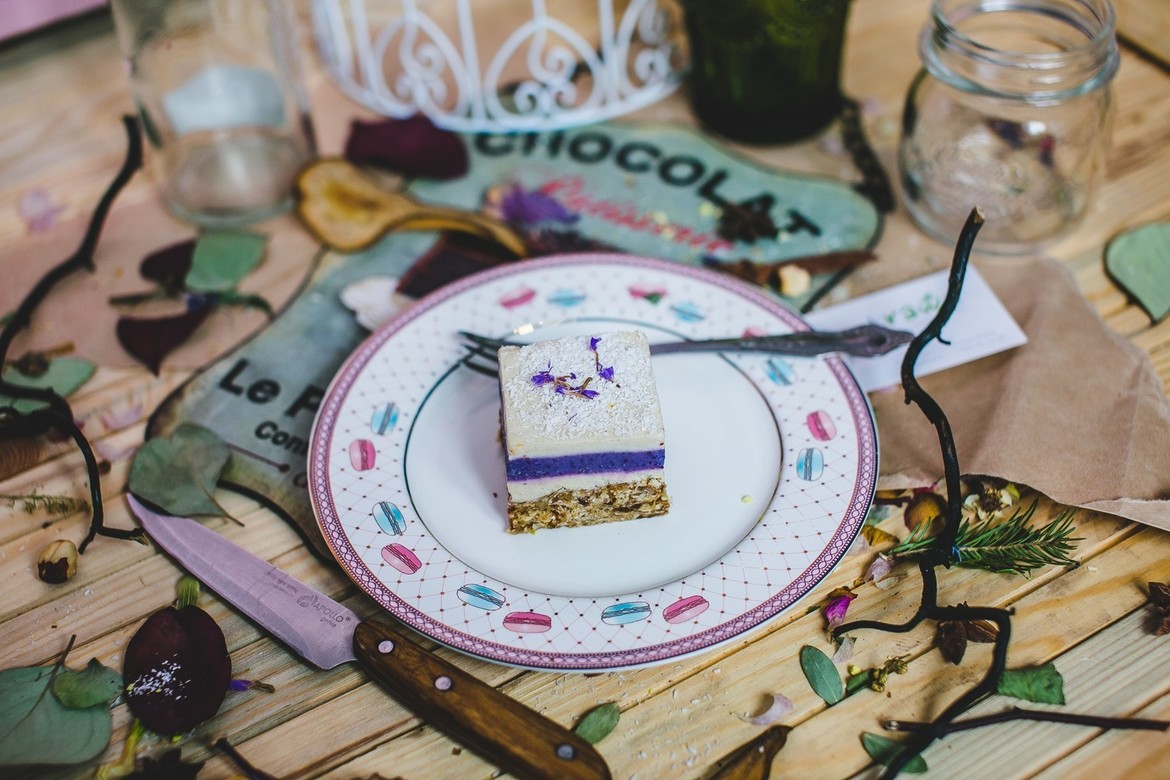 Кокос-лимон-черника