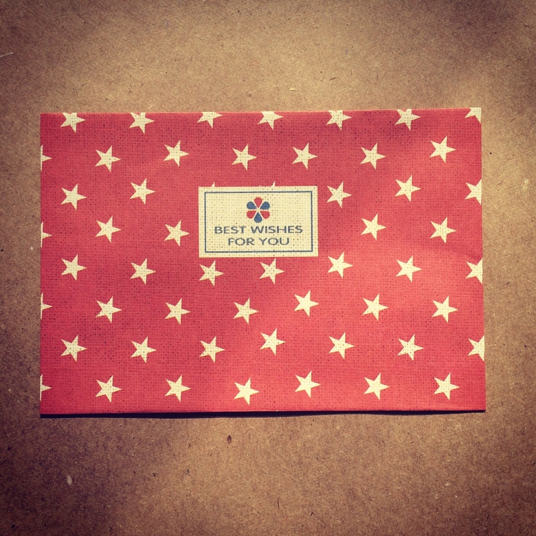 Конверт в звездочки