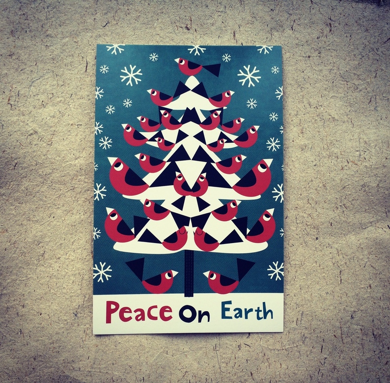 Дерево и птички