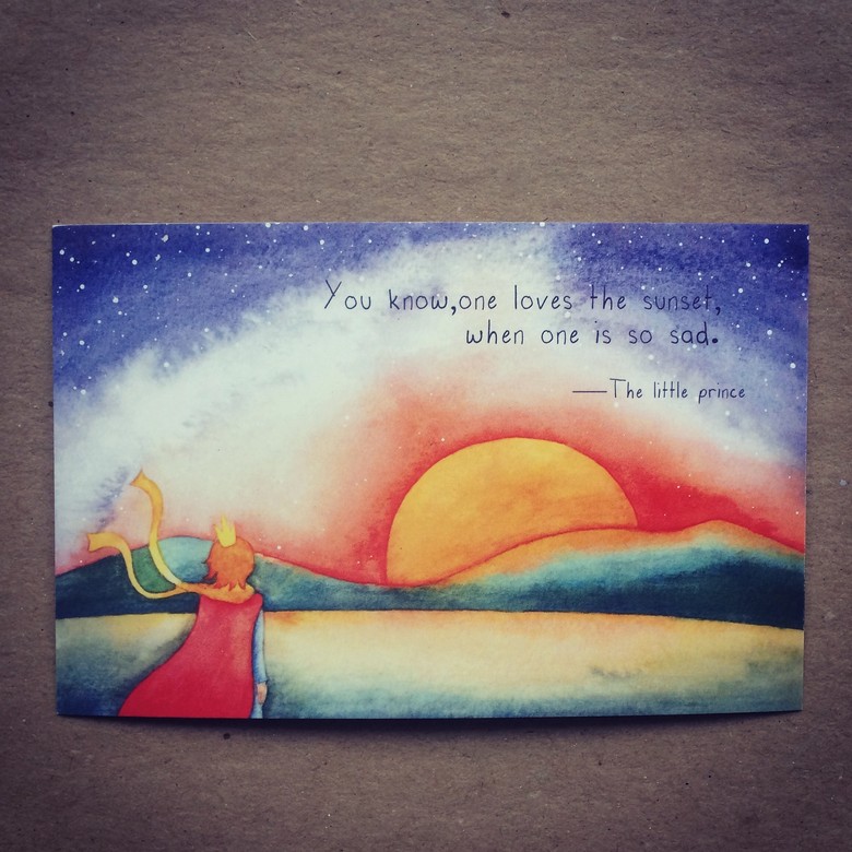 Маленький принц. Закат