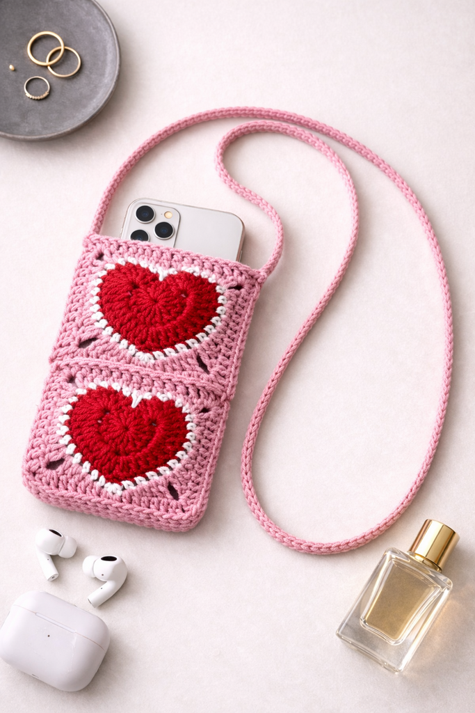 Мини-сумочка для телефона “Heart”