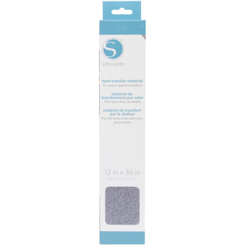 Термотрансферная пленка Silhouette Glitter Heat Transfer Material Silver