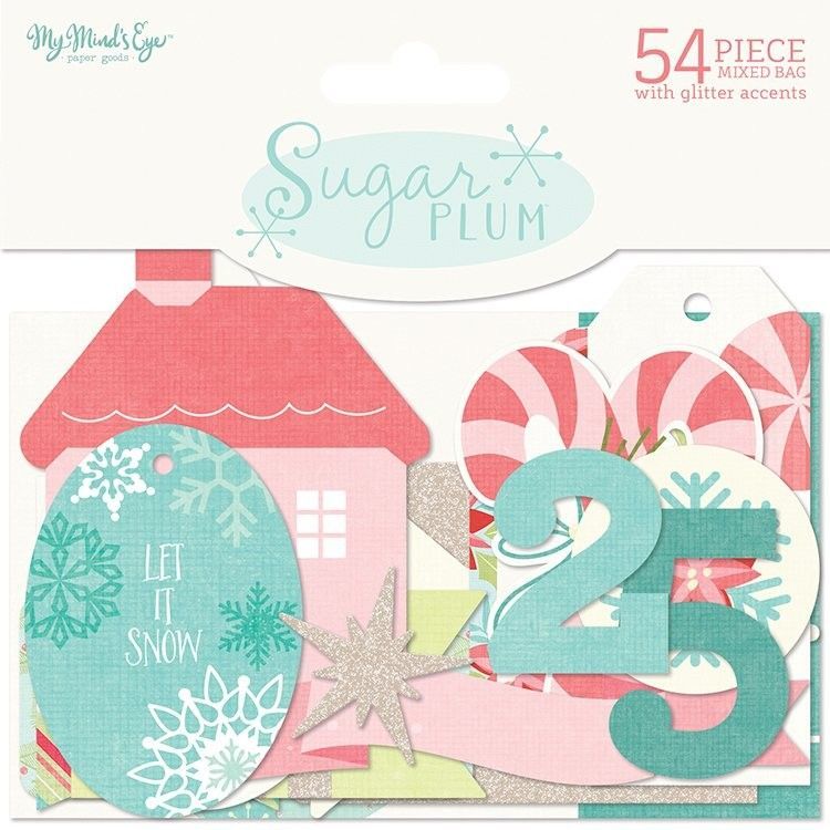 Высечки Sugar Plum Mixed Bag Cardstock Die-Cuts