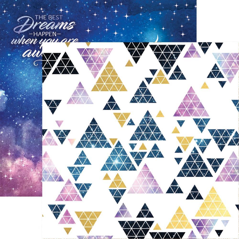 Бумага двусторонняя Stargazer Double-Sided Cardstock 12"X12" Night Sky