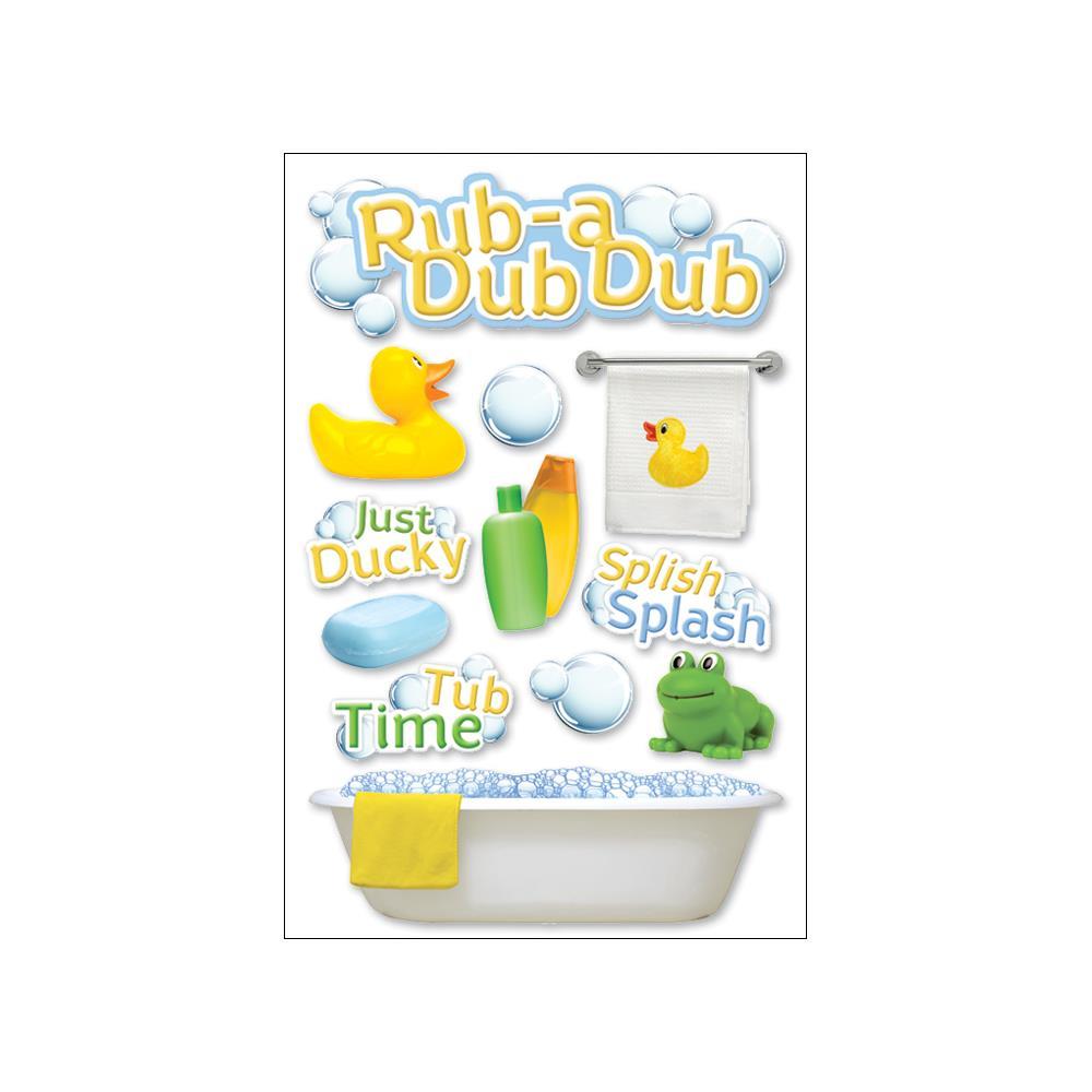 3D стикеры Paper House 3D Stickers Rub-A-Dub-Dub