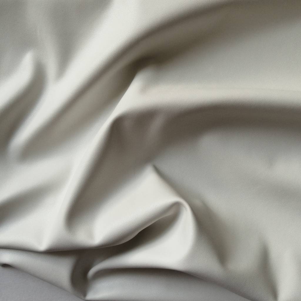 Кожзам тонкий стрейч на тканевой основе - Белый